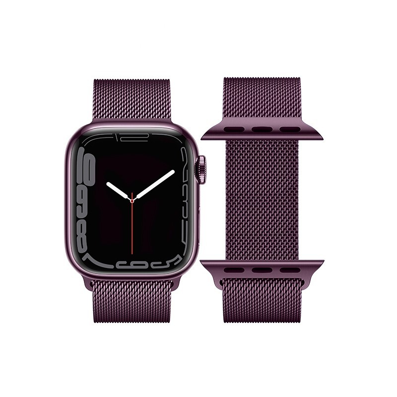 Curea Hoco WA03 Simple beauty milanese steel strap 38 40 41mm Blackcurrant de la 299 lei